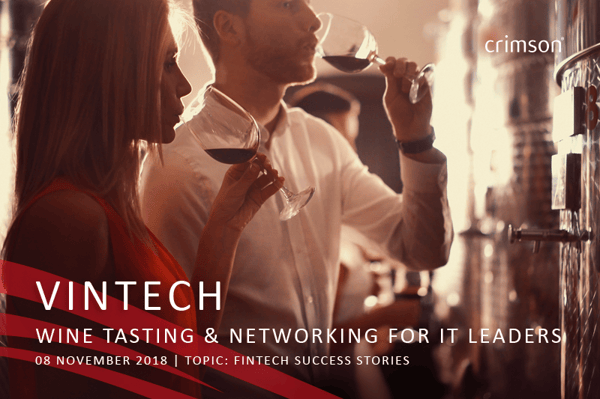VINTECH wine tasting IT leaders networking Crimson