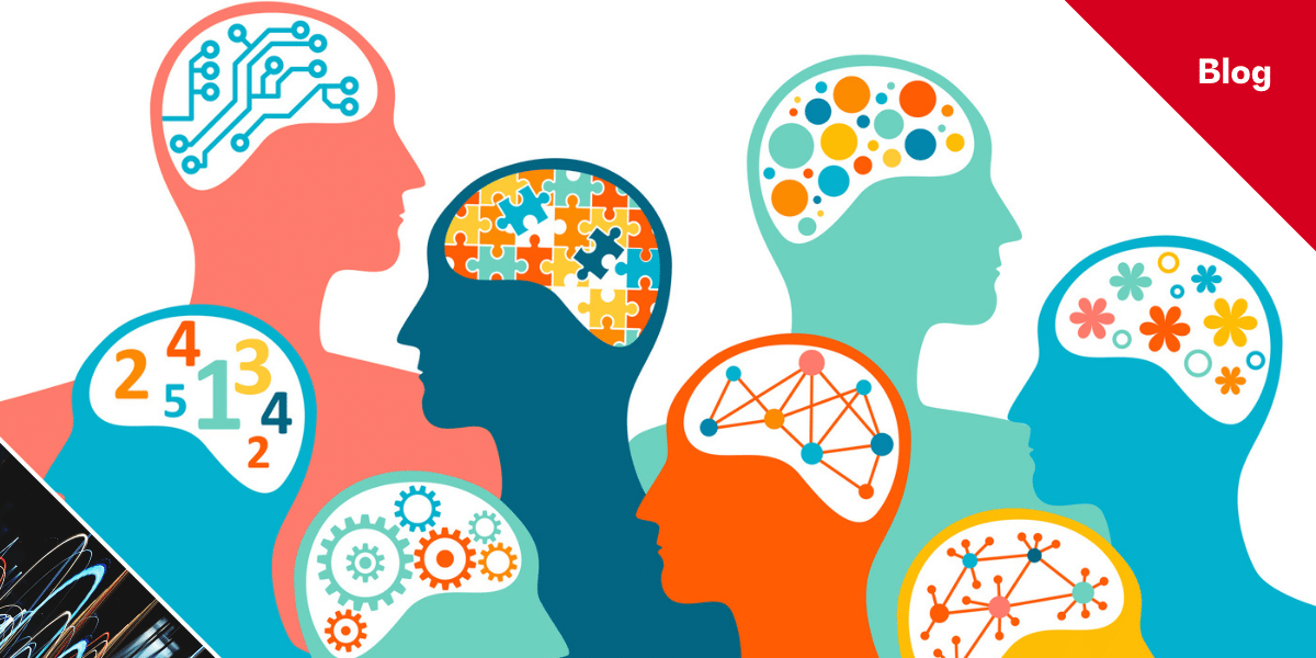 people with different symbols in their heads