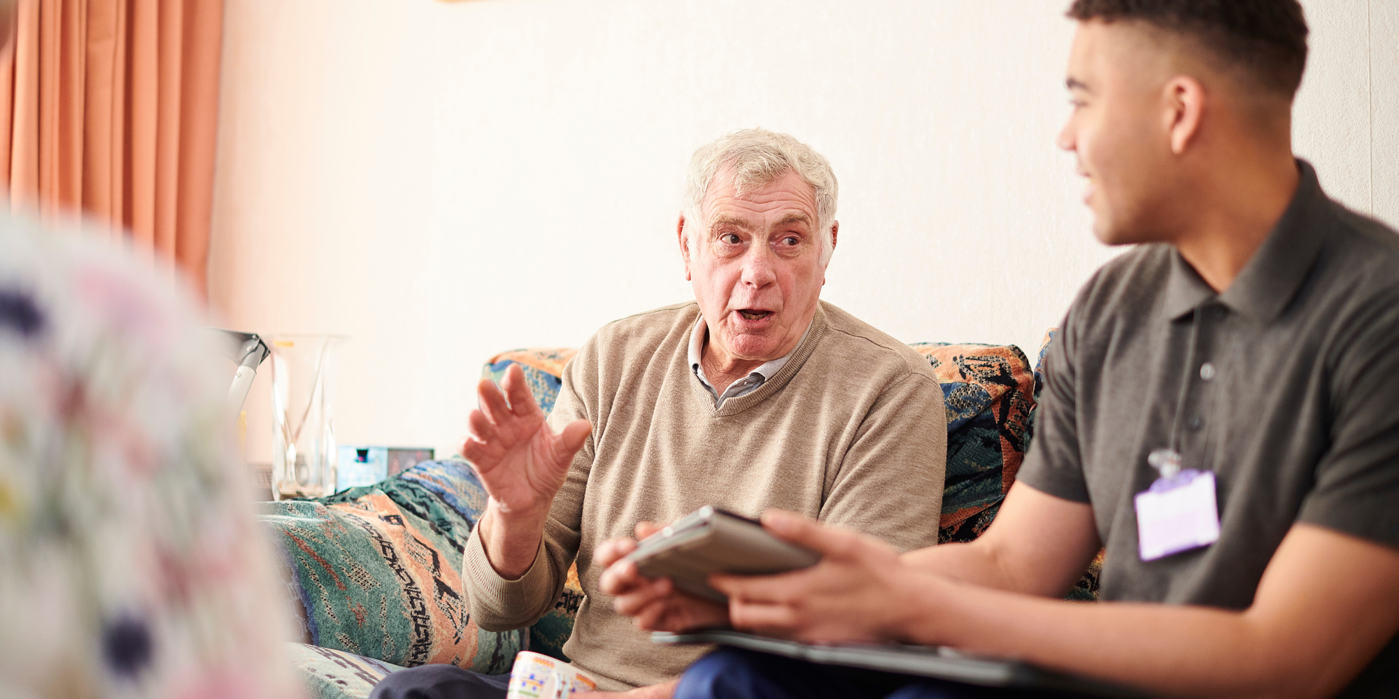 Old man social housing complaint